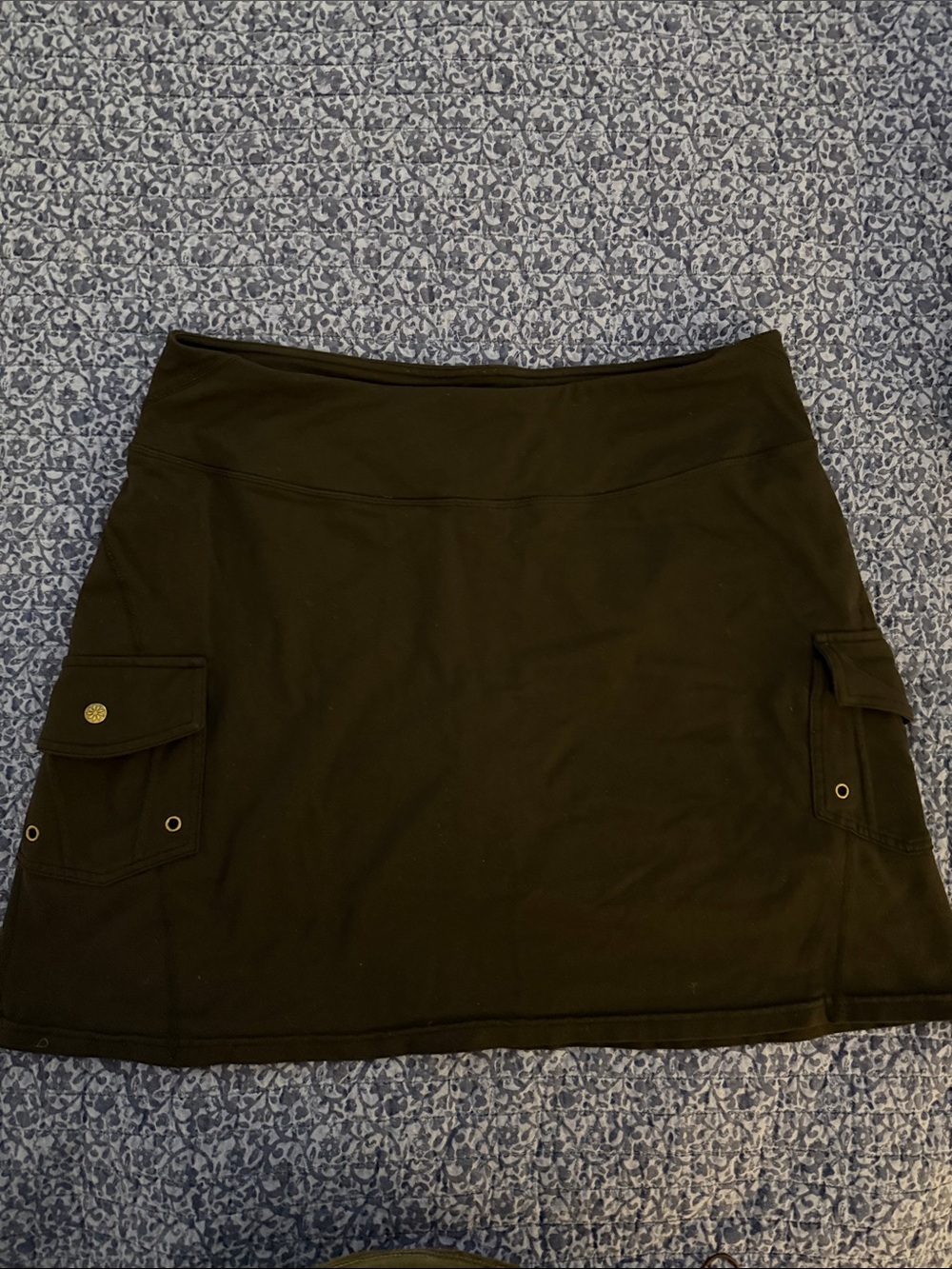 Athleta Black Cargo Pocket Skort sz L